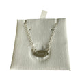 Football Charm Necklace - Silver