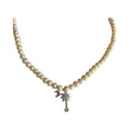 Freshwater Pearl Palmetto Necklace